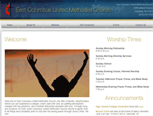 Tablet Screenshot of eastcolumbusumc.org